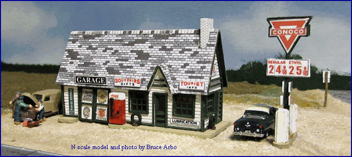 Wood Ernie's Gas Station Details about   N Scale **Laser-cut Building KIT** #BLN-081 