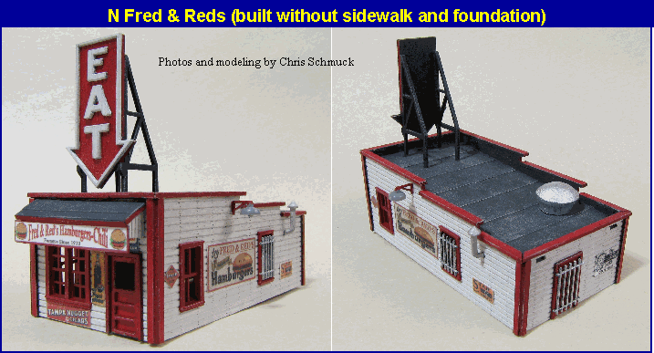 Blair Line N Scale Laser-cut Kit Fred & Reds Cafe Benefits Kids Charity for sale online 